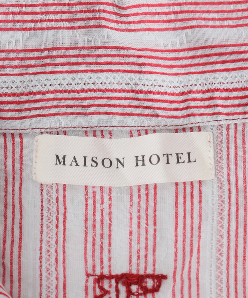 ブラウス シャツ 「MAISON HOTEL / メゾンホテル」dada レディースの画像