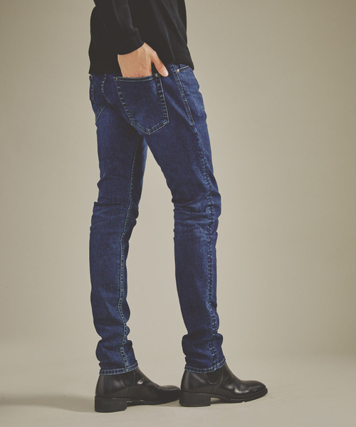 5351 POUR LES HOMMES スキニーデニムパンツ 44 ブルー メンズ