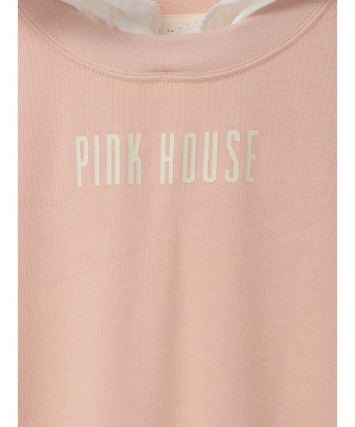 PINK HOUSE（ピンクハウス） ワンピース ローンフード付きスウェット