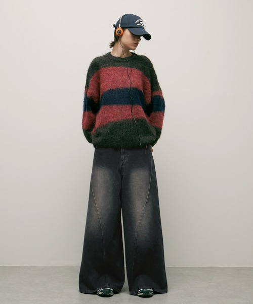 「ENDER PRODUCTS」 デニムパンツ L ブラック メンズ_画像6