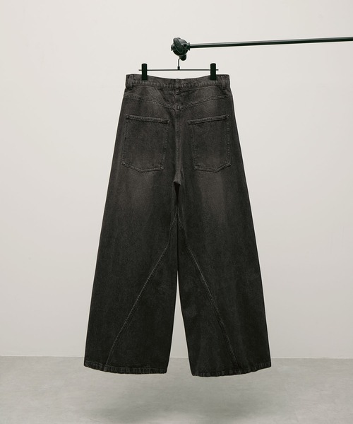 「ENDER PRODUCTS」 デニムパンツ L ブラック メンズ_画像9