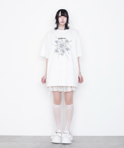 Whinny tシャツ 半袖 Whinny/「2026春夏新作♪」縛られしトゲトゲROSE