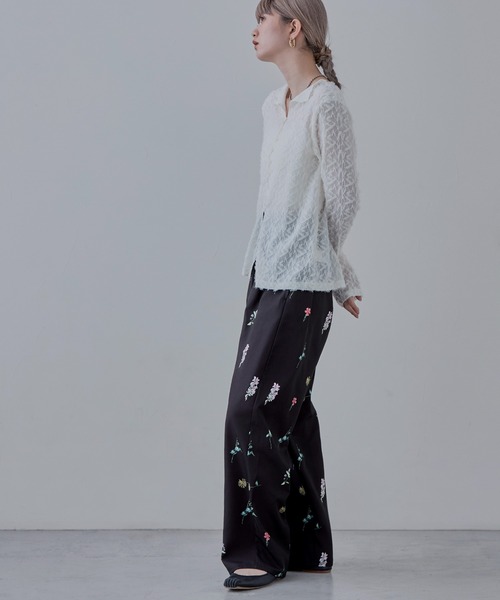 「etoll.」 パンツ M ネイビー レディース_画像8