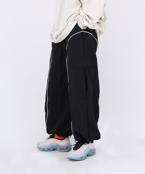 「PUNYUS」 カーゴパンツ 2 ブラック レディース_画像5