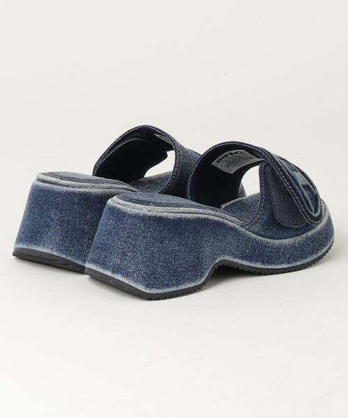 DIESEL ディーゼル グルカサンダル ブラック 37 DIESEL（ディーゼル） ヒールサンダル 37 ブラック レディース