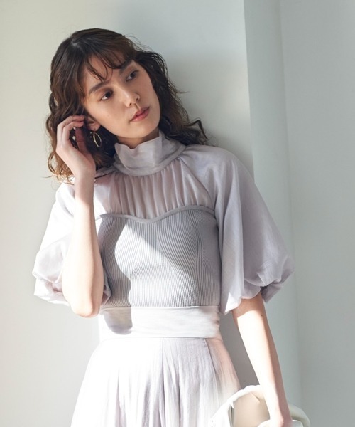 「SNIDEL」 半袖カットソー ONE SIZE ピンク レディース_画像4