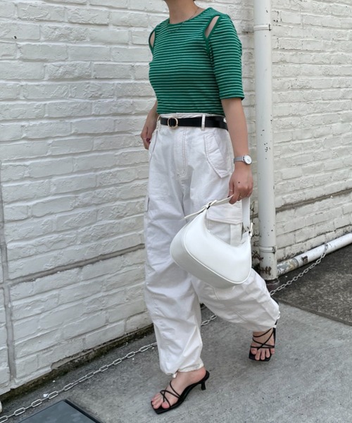 「CIAOPANIC」 カーゴパンツ MEDIUM ネイビー レディース_画像7