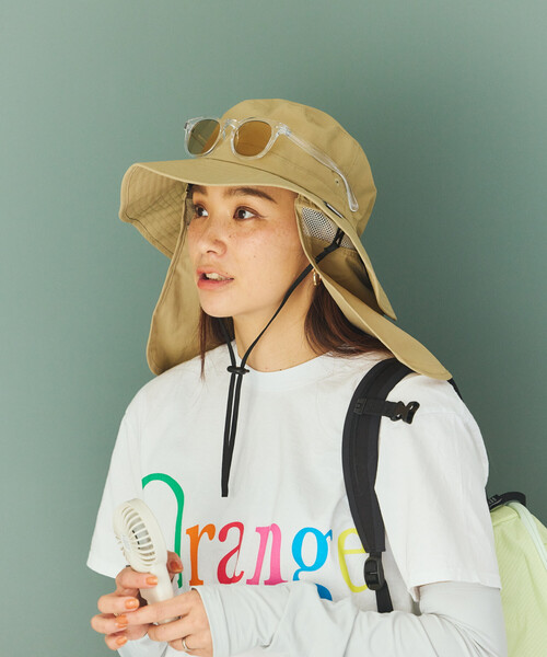 「KiU」 ハット ONE SIZE ベージュ メンズ_画像2