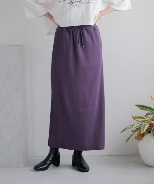 「LOWRYS FARM」 ロングスカート SMALL グレー レディース_画像2