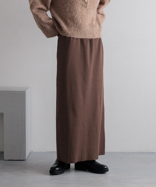 「LOWRYS FARM」 ロングスカート SMALL グレー レディース_画像4