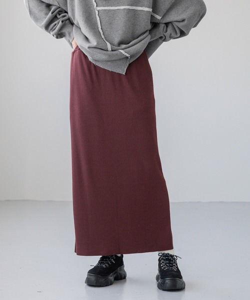 「LOWRYS FARM」 ロングスカート SMALL グレー レディース_画像6