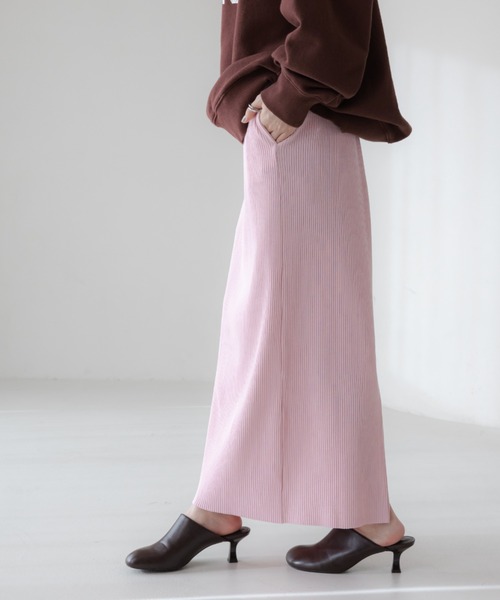 「LOWRYS FARM」 ロングスカート SMALL グレー レディース_画像8
