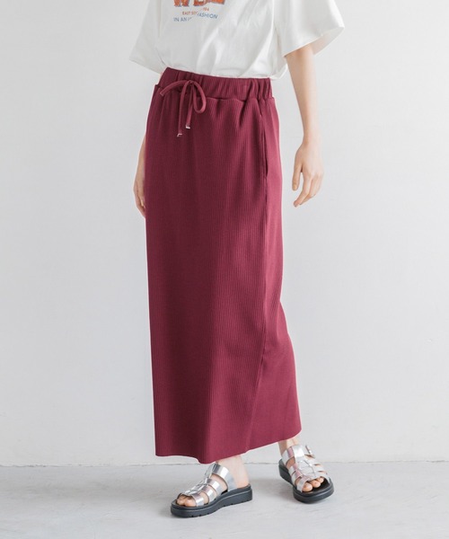 「LOWRYS FARM」 ロングスカート SMALL グレー レディース_画像9