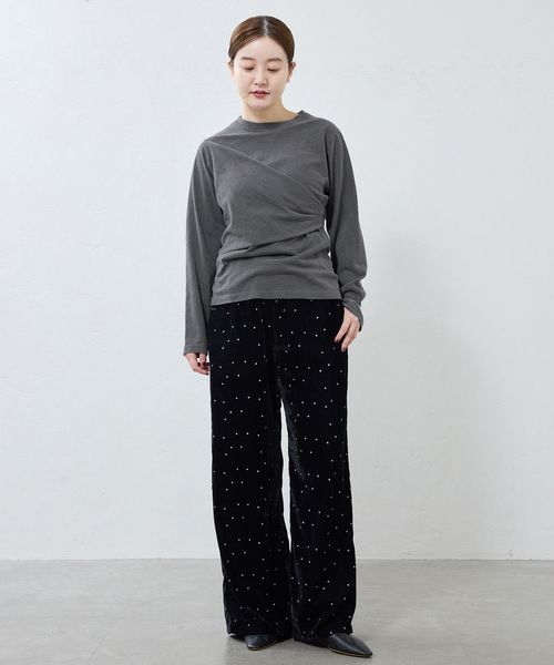 IENA（イエナ） tシャツ ywy/ワイワイ 別注 TUCK DRAPE TOPS EX