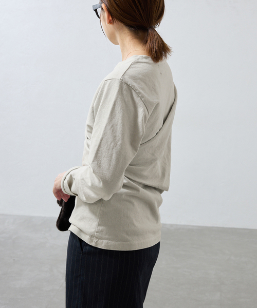IENA（イエナ） tシャツ ywy/ワイワイ 別注 TUCK DRAPE TOPS EX