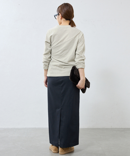 IENA（イエナ） tシャツ ywy/ワイワイ 別注 TUCK DRAPE TOPS EX