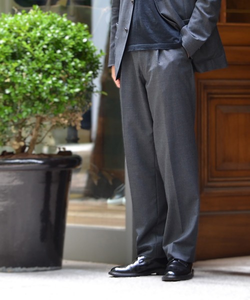 WILD LIFE TAILOR ヘリテージイージーパンツ&シャツ セット WILD LIFE TAILOR Adam et Rope' スラックス 「WILD LIFE TAILOR