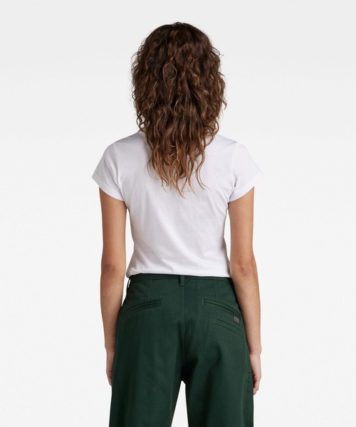 送料込★G-Star★Overdyed Eyben Slim 2.0 半袖VネックTシャツ G-Star RAW｜【公式ショップ】Eyben Slim V-Neck Top 2.0