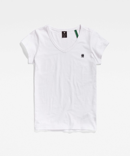G-STAR RAW tシャツ EYBEN SLIM V-NECK TOP/ワンポイント