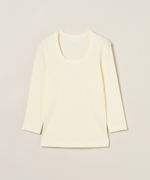three dots（スリー ドッツ） tシャツ ジェシカ七分袖 レディース
