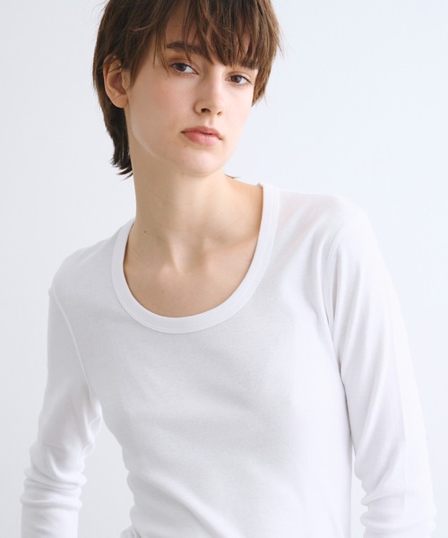 美品 three dots Jessica ジェシカ 七分袖 カットソー S ジェシカ七分袖（Tシャツ/カットソー）｜three dots（スリードッツ）の