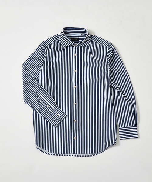 ABAHOUSE（アバハウス） シャツ 「FLEX」マルチストレッチ ストライプ