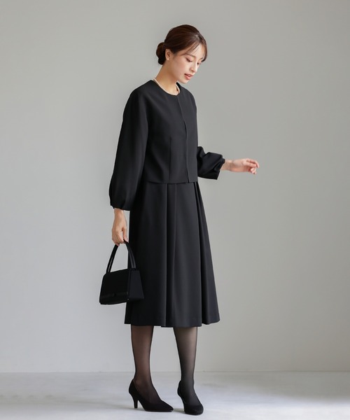 喪服 セレモニースーツ セットアップ 卒業式 喪服・礼服「洗える
