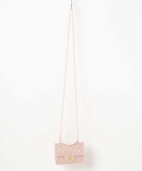 STYLEBLOCK ショルダーバッグ バッグ パールハンドル2WAYチェーンミニ