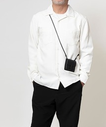 TOMOE: UTILITY CDC コンビレザー ネックウォレット SHIPS別注】TOMOE: UTILITY CDC コンビレザー ネックウォレット