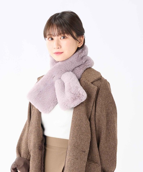 イッセイミヤケ 05AWフェイク ファー ロングストール 05aw 2005 希少 イッセイミヤケ フェイク ファー ストール ティ