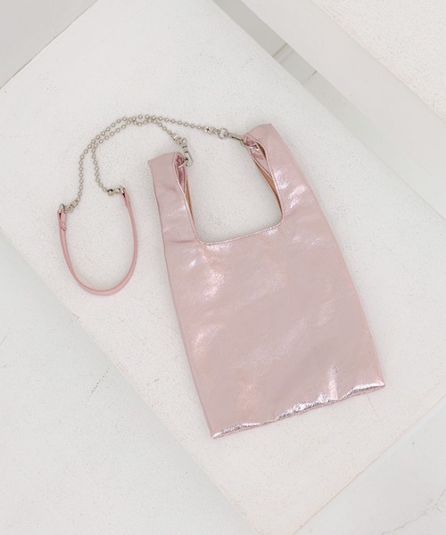 LAKOLE（ラコレ） ショルダーバッグ バッグ ミニ2WAYチェーン 