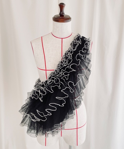 orient millinery フリルバッグ DORA TIER TULLE - MAXI | チュールフリルバッグ - マキシ