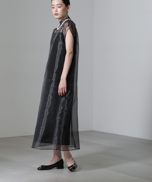 限定値下げ中【美品】kaene アシメ オーガンジードレス オケージョン