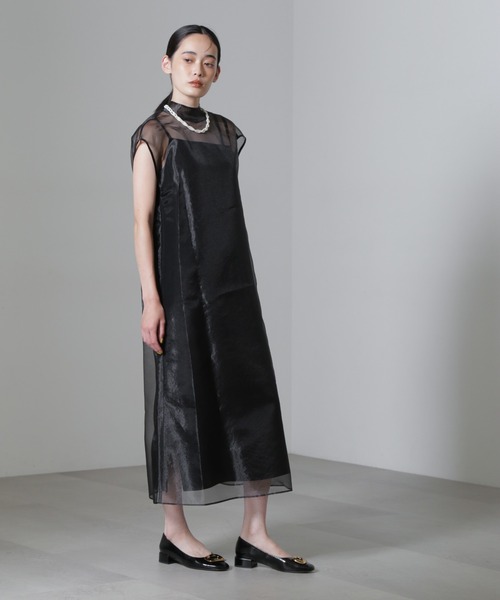 kaene（カエン） ドレス Kaene/アシメインナーオーガンジードレス