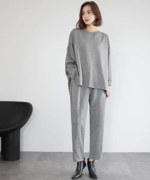 緊急値下げ｜セットアップ ジャージー L 秋冬 グレー ジャケット パンツ 美品 ELFRANK セットアップ 「M〜Lサイズ展開」セットアップ ジャージー