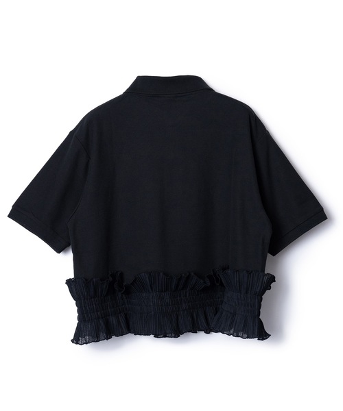 NON TOKYO ポロシャツ ポロ FRILL HEM POLO SHIRT レディース