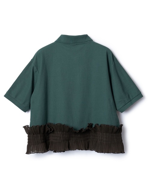 NON TOKYO ポロシャツ ポロ FRILL HEM POLO SHIRT レディース