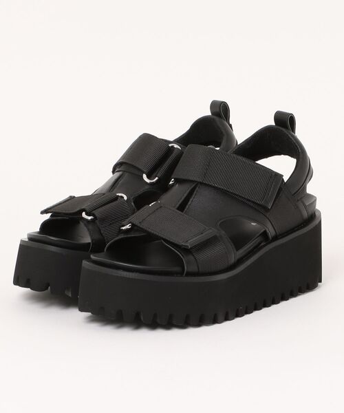 サンダル キャタピラーソール ベルクロサンダル レディース