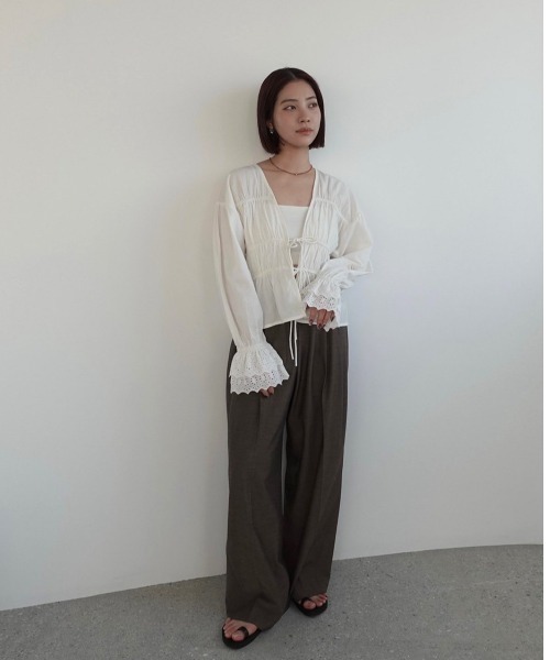 ànuke online store（アンヌーク） / Panel Wide PantsPanel