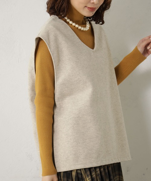 FOUND GOOD（ファウンドグッド） ベスト ジレ ウールライクベスト