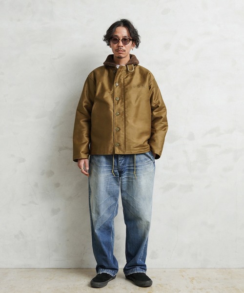 WAIPER.inc ミリタリージャケット モッズコート 米軍 U.S.NAVY N-1