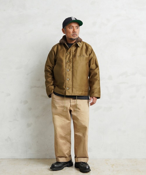 WAIPER.inc ミリタリージャケット モッズコート 米軍 U.S.NAVY N-1
