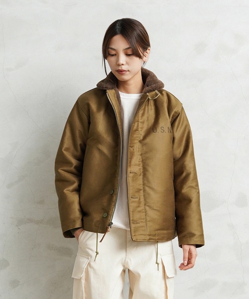 WAIPER.inc ミリタリージャケット モッズコート 米軍 U.S.NAVY N-1