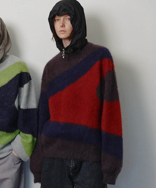 JieDa セーター ニット MULTI COLOR KNIT メンズ : ZOZOTOWN