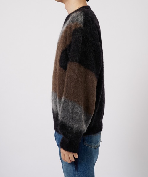 JIEDA（ジエダ） セーター ニット MULTI COLOR KNIT メンズ : ZOZOTOWN