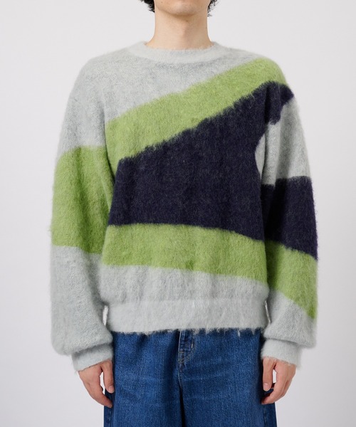 JieDa セーター ニット MULTI COLOR KNIT メンズ : ZOZOTOWN