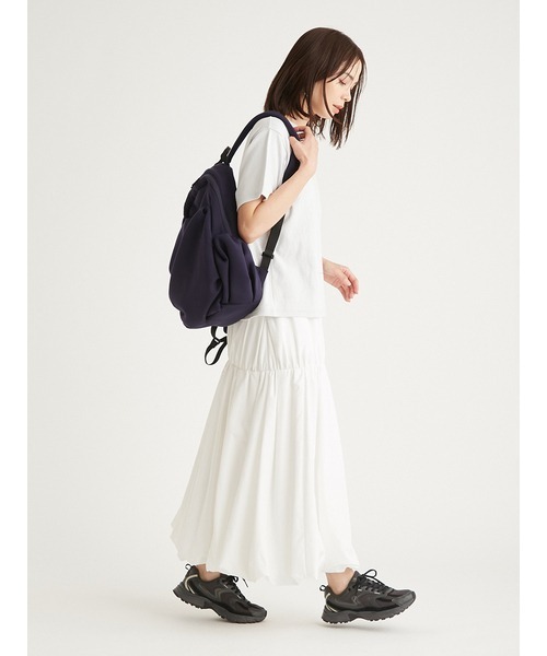 emmi デイバック リュック ポンチギャザーボディーバックパック