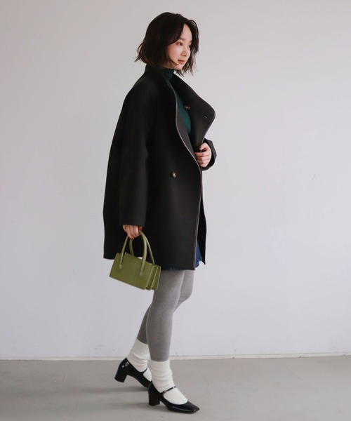 「SLOBE citron.」 コート FREE イエロー レディース_画像4