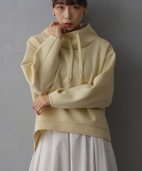 NICOLE white（ニコルホワイト） トレーナー スウェット バックタック