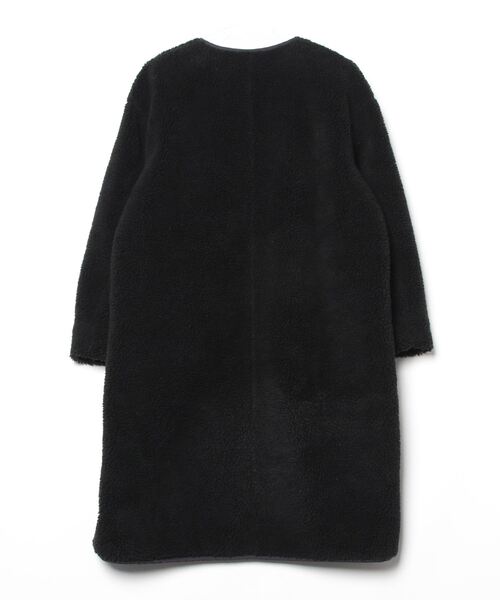 【未使用/布地タグ付き】ユナイテッドアローズ　ノーカラー スプリングコート size SHORT/TALLあり］SENTDALE WOOL セントデールウール ノーカラー